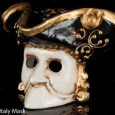 01094 Venetian Masquerade Mask Casanova Mini-1-114-324